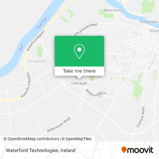 Waterford Technologies map