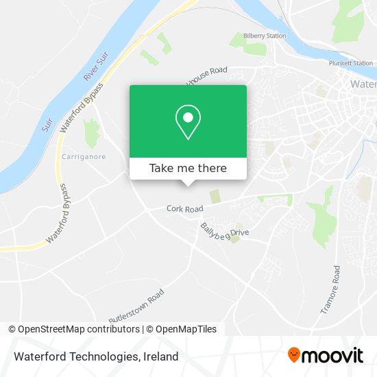 Waterford Technologies map