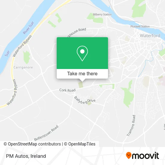 PM Autos map