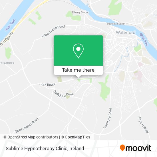 Sublime Hypnotherapy Clinic map