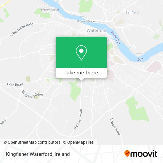 Kingfisher Waterford map