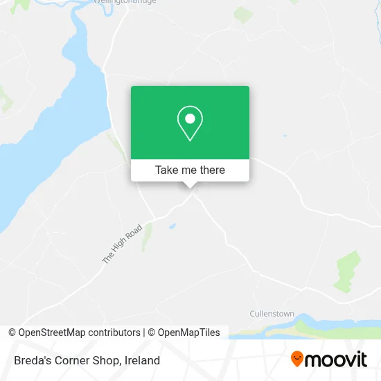 Breda's Corner Shop map