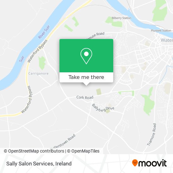 Sally Salon Services map