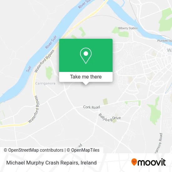 Michael Murphy Crash Repairs map