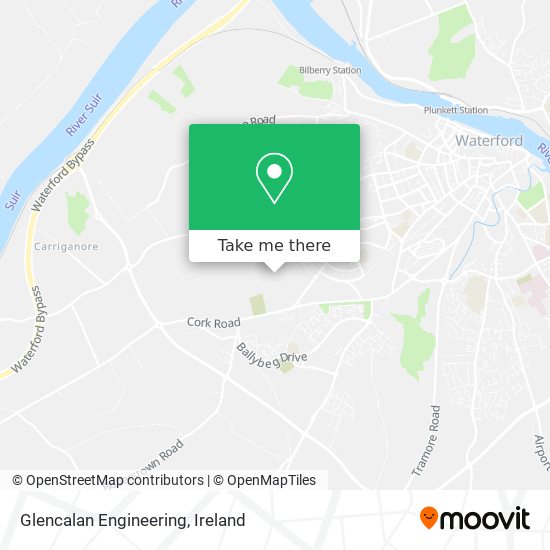 Glencalan Engineering map