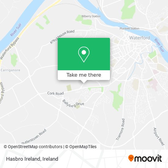 Hasbro Ireland map