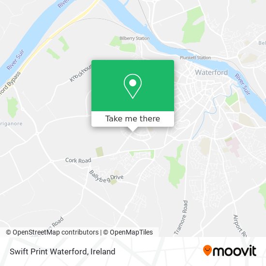 Swift Print Waterford map