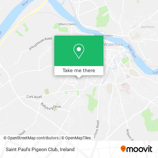 Saint Paul's Pigeon Club map