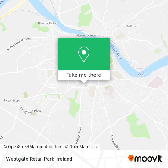 Westgate Retail Park map