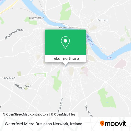 Waterford Micro Business Network map