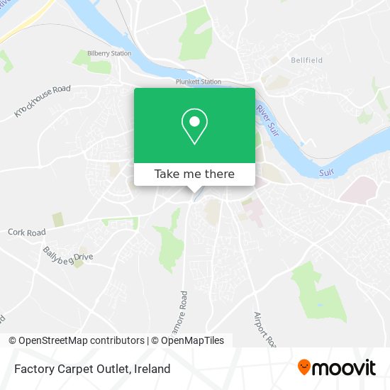 Factory Carpet Outlet map