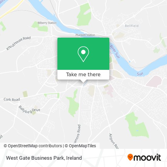 West Gate Business Park map