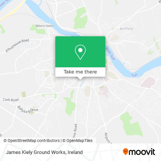 James Kiely Ground Works map