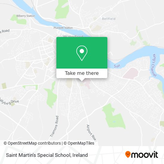 Saint Martin's Special School map