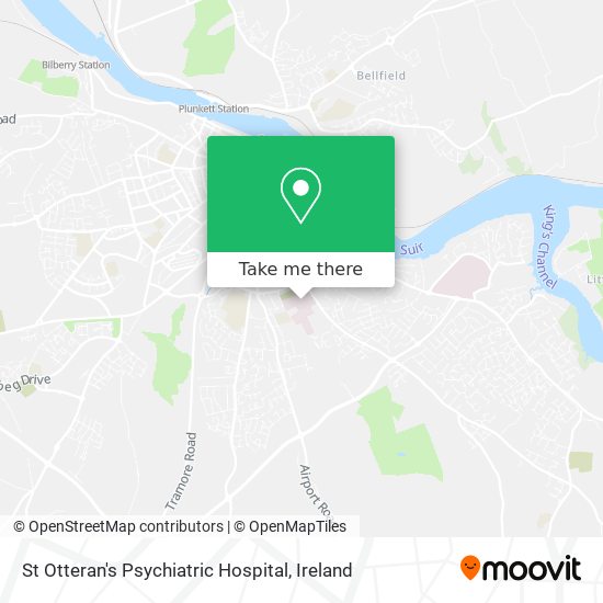 St Otteran's Psychiatric Hospital map