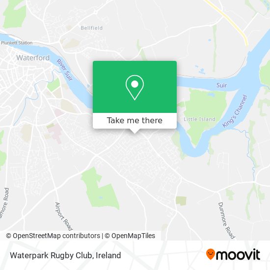 Waterpark Rugby Club map