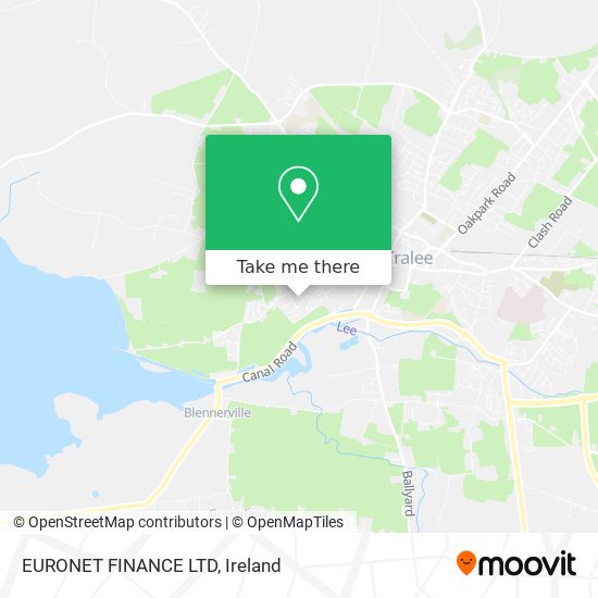 EURONET FINANCE LTD map