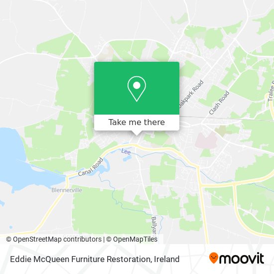 Eddie McQueen Furniture Restoration map