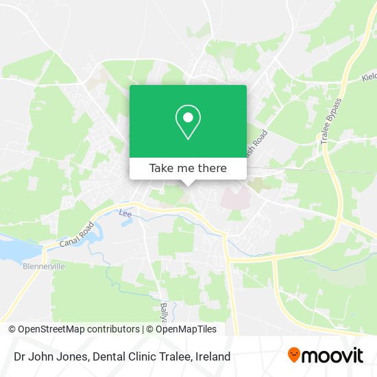 Dr John Jones, Dental Clinic Tralee map