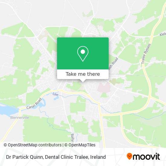 Dr Partick Quinn, Dental Clinic Tralee map