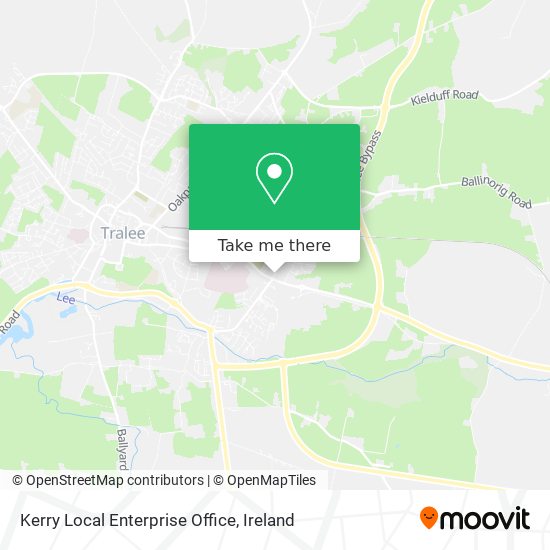 Kerry Local Enterprise Office map