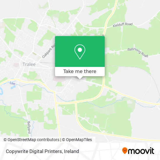 Copywrite Digital Printers map