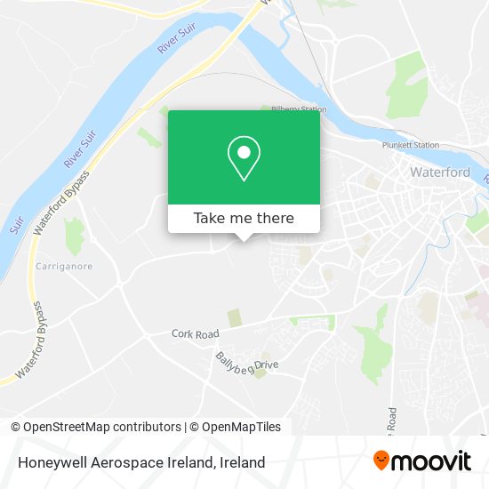 Honeywell Aerospace Ireland map