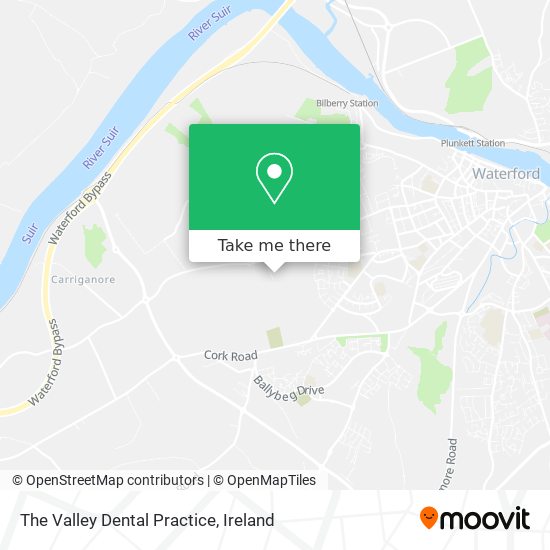 The Valley Dental Practice map