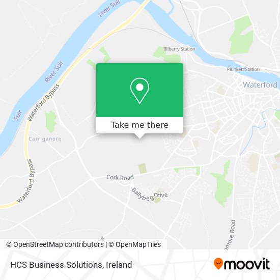 HCS Business Solutions map