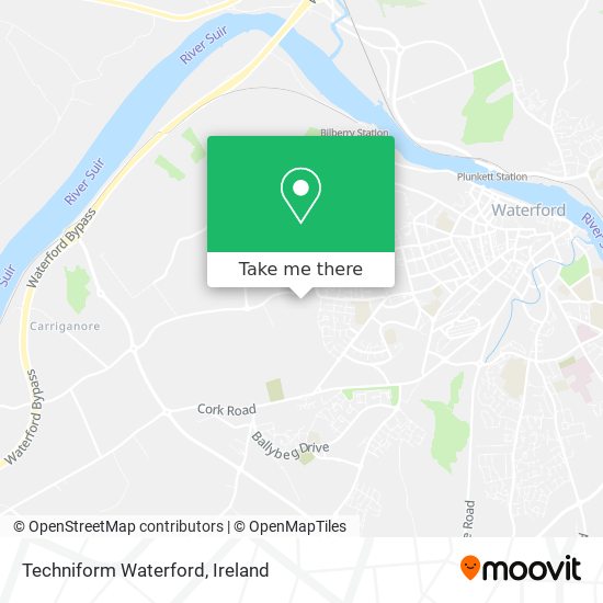 Techniform Waterford map
