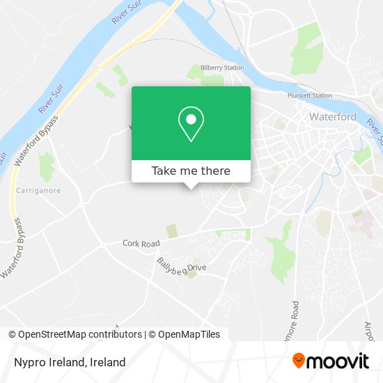 Nypro Ireland map