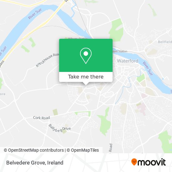 Belvedere Grove map