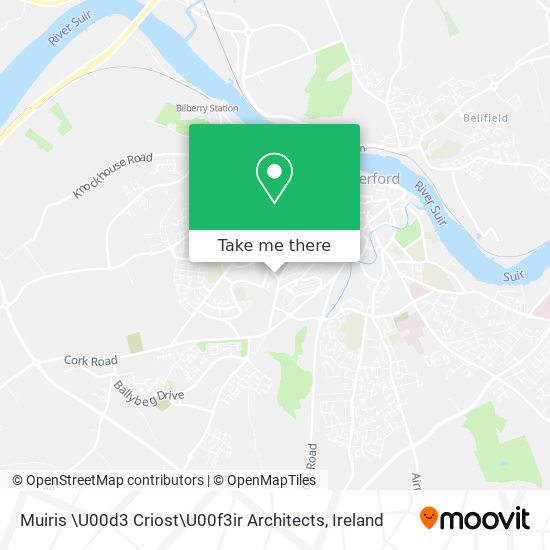 Muiris \U00d3 Criost\U00f3ir Architects map