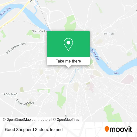 Good Shepherd Sisters map