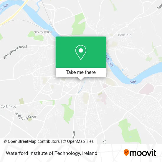 Waterford Institute of Technology map