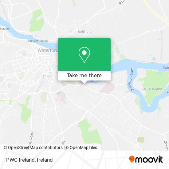 PWC Ireland map