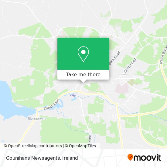 Counihans Newsagents map