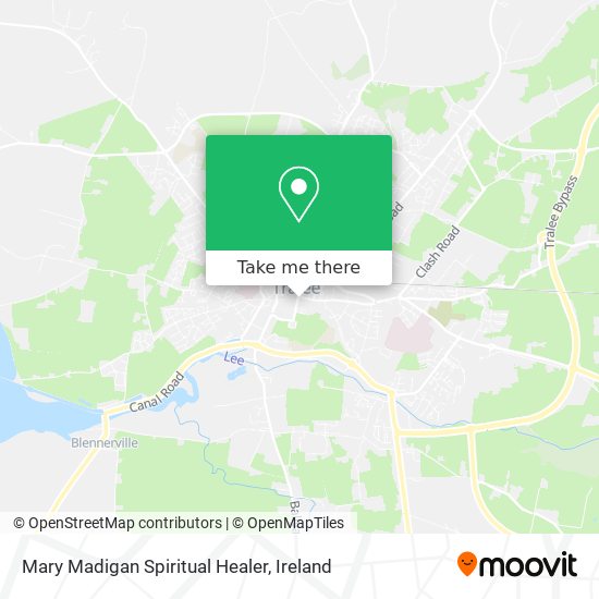 Mary Madigan Spiritual Healer map