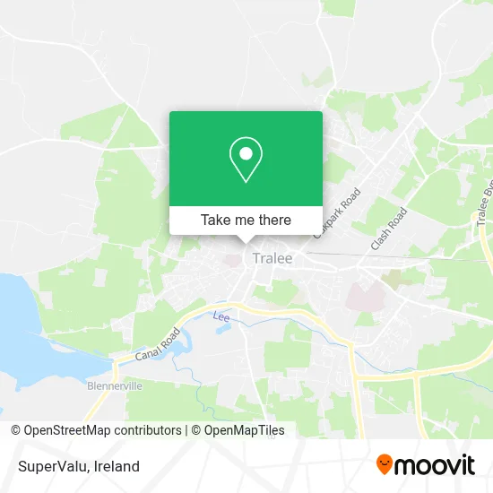 SuperValu map