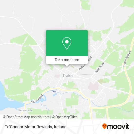 To'Connor Motor Rewinds map