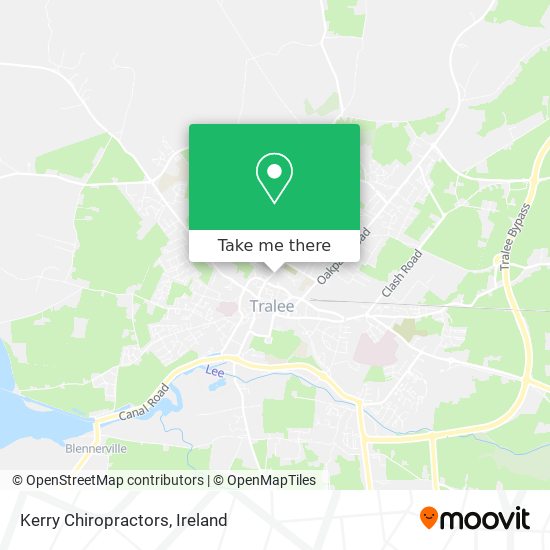 Kerry Chiropractors map