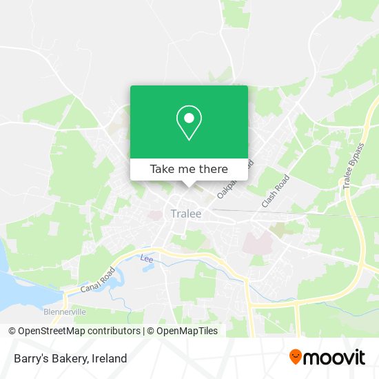 Barry's Bakery map