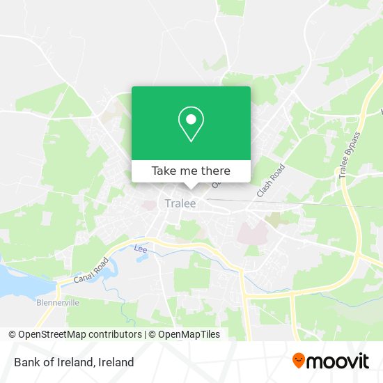 Bank of Ireland map