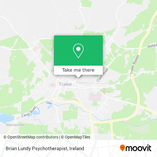 Brian Lundy Psychotherapist map