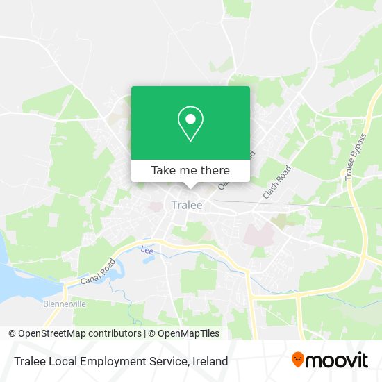 Tralee Local Employment Service map