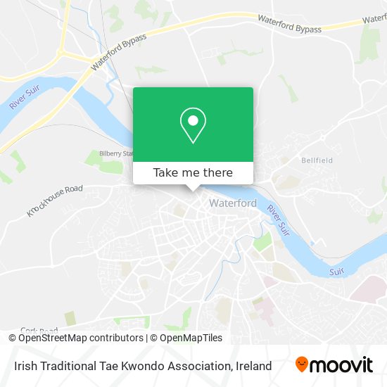 Irish Traditional Tae Kwondo Association map