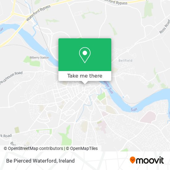 Be Pierced Waterford map