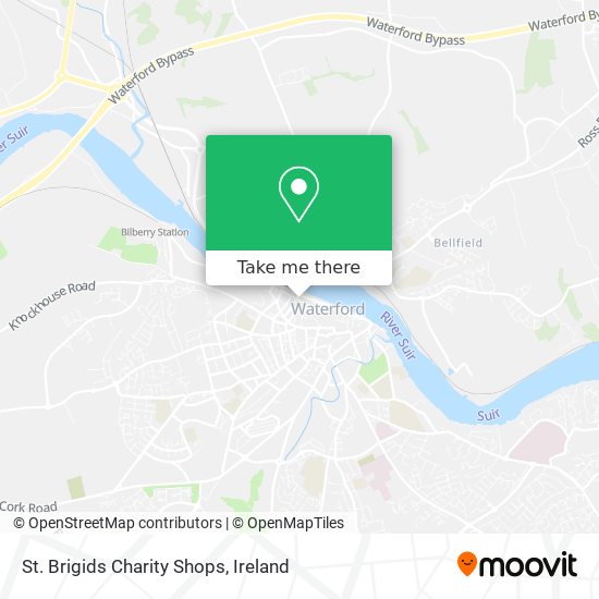 St. Brigids Charity Shops map