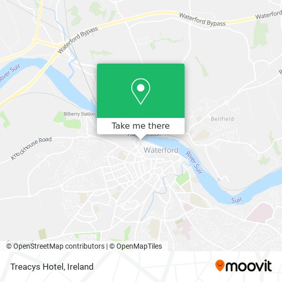 Treacys Hotel map