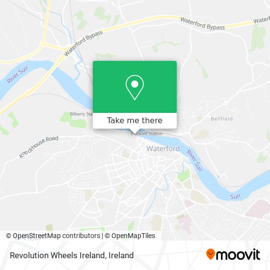 Revolution Wheels Ireland map